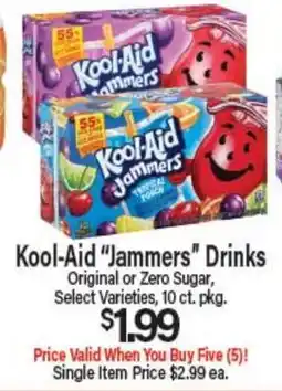 Angelo Caputo's Fresh Market Kool-Aid Jammers Drinks offer