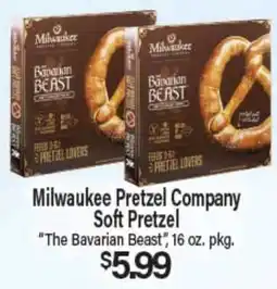 Angelo Caputo's Fresh Market Milwaukee Pretzel Company Soft Pretzel offer