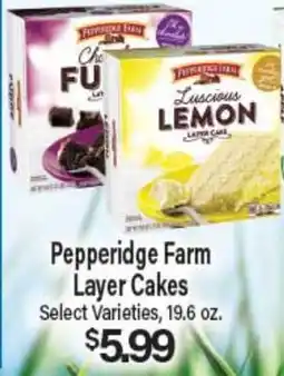 Angelo Caputo's Fresh Market Pepperidge Farm Layer Cakes offer