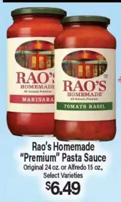 Angelo Caputo's Fresh Market Rao's Homemade Premium Pasta Sauce offer