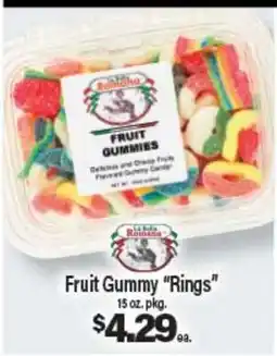 Angelo Caputo's Fresh Market Fruit Gummy Rings offer