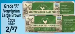 Angelo Caputo's Fresh Market Grade A Vegetarian Large Brown Eggs offer