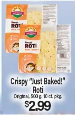 Angelo Caputo's Fresh Market Crispy Just Baked! Roti offer
