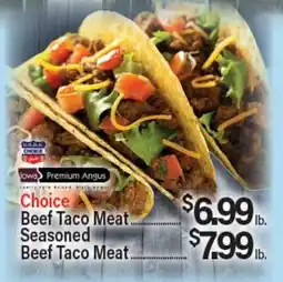 Angelo Caputo's Fresh Market Choice Beef Taco Meat, Seasoned Beef Taco Meat offer