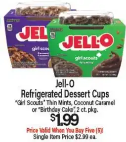 Angelo Caputo's Fresh Market Jell-O Refrigerated Dessert Cups offer
