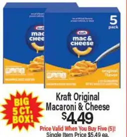 Angelo Caputo's Fresh Market Kraft Original Macaroni & Cheese offer