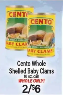 Angelo Caputo's Fresh Market Cento Whole Shelled Baby Clams offer
