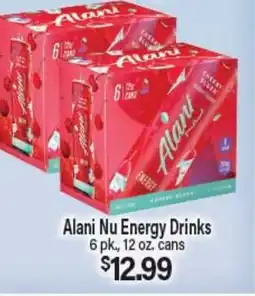 Angelo Caputo's Fresh Market Alani Nu Energy Drinks offer