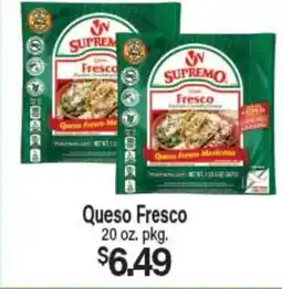 Angelo Caputo's Fresh Market Queso Fresco offer