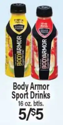 Angelo Caputo's Fresh Market Body Armor Sport Drinks offer
