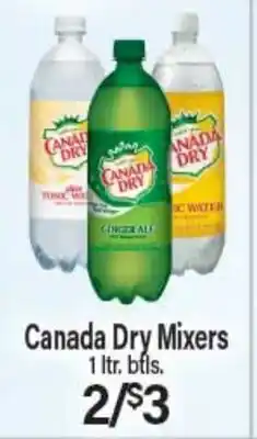 Angelo Caputo's Fresh Market Canada Dry Mixers offer