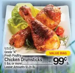 Angelo Caputo's Fresh Market U.S.D.A. Grade A Fresh Poultry Chicken Drumsticks offer