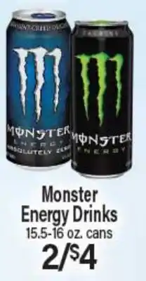 Angelo Caputo's Fresh Market Monster Energy Drinks offer