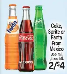 Angelo Caputo's Fresh Market Coke, Sprite or Fanta From Mexico offer