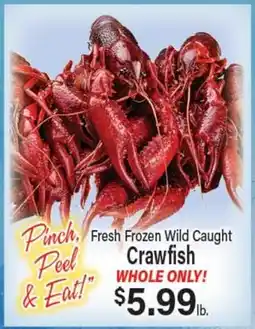 Angelo Caputo's Fresh Market Fresh Frozen Wild Caught Crawfish offer