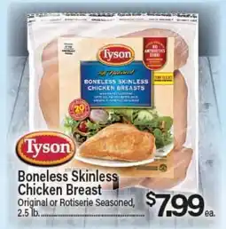 Angelo Caputo's Fresh Market Tyson Boneless Skinless Chicken Breast offer