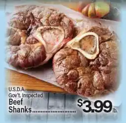 Angelo Caputo's Fresh Market U.S.D.A. Gov't. Inspected Beef Shanks offer