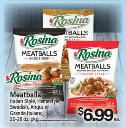 Angelo Caputo's Fresh Market Meatballs offer