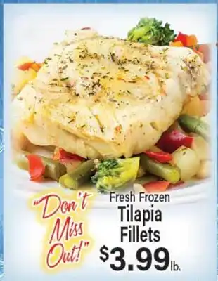 Angelo Caputo's Fresh Market Fresh Frozen Tilapia Fillets offer
