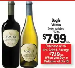 Angelo Caputo's Fresh Market Bogle Wines offer