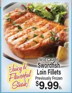 Angelo Caputo's Fresh Market Wild Caught Swordfish Loin Fillets offer