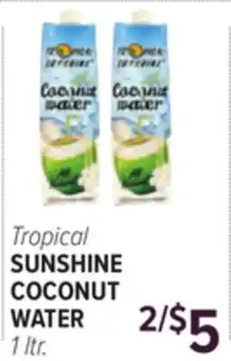 Cermak Fresh Market Tropical SUNSHINE COCONUT WATER offer