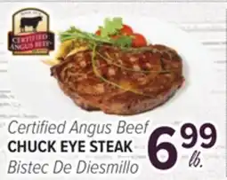 Cermak Fresh Market Certified Angus Beef CHUCK EYE STEAK offer