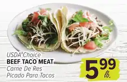Cermak Fresh Market USDA Choice BEEF TACO MEAT offer