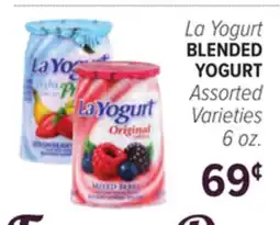 Cermak Fresh Market La Yogurt BLENDED YOGURT offer