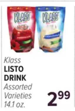 Cermak Fresh Market Klass LISTO DRINK offer