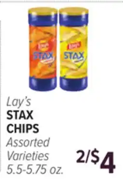 Cermak Fresh Market Lay's STAX CHIPS offer