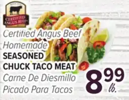 Cermak Fresh Market Certified Angus Beef Homemade SEASONED CHUCK TACO MEAT offer