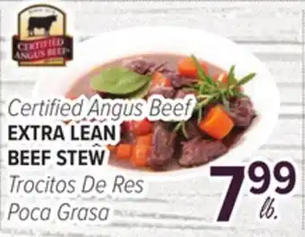 Cermak Fresh Market Certified Angus Beef EXTRA LEAN BEEF STEW offer