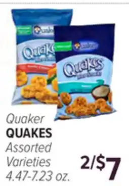 Cermak Fresh Market Quaker QUAKES offer