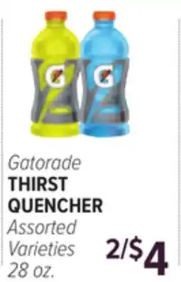 Cermak Fresh Market Gatorade THIRST QUENCHER offer