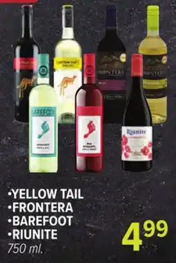 Cermak Fresh Market •YELLOW TAIL •FRONTERA •BAREFOOT •RIUNITE offer