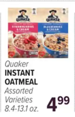 Cermak Fresh Market Quaker INSTANT OATMEAL offer