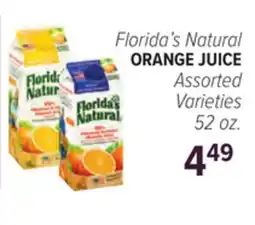 Cermak Fresh Market Florida's Natural ORANGE JUICE offer