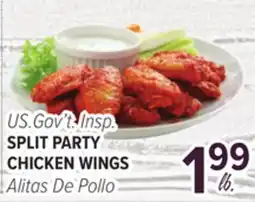 Cermak Fresh Market US.Gov't Insp. SPLIT PARTY CHICKEN WINGS offer