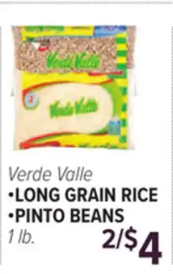 Cermak Fresh Market Verde Valle •LONG GRAIN RICE •PINTO BEANS offer