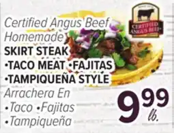 Cermak Fresh Market Arrachera En Taco • Fajitas • Tampiqueña offer