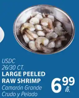 Cermak Fresh Market USDC 26/30 CT. LARGE PEELED RAW SHRIMP offer