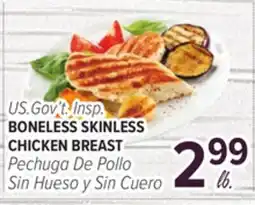 Cermak Fresh Market U.S. Gov't Insp. BONELESS SKINLESS CHICKEN BREAST offer