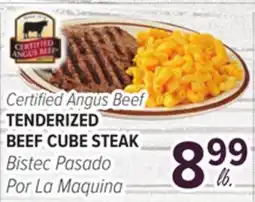 Cermak Fresh Market Certified Angus Beef TENDERIZED BEEF CUBE STEAK offer