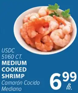 Cermak Fresh Market USDC 51/60 CT. MEDIUM COOKED SHRIMP offer