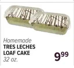 Cermak Fresh Market Homemade TRES LECHES LOAF CAKE offer