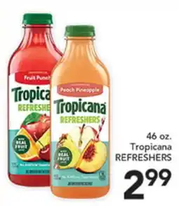 Pete's Fresh Market 46 oz. Tropicana REFRESHERS offer