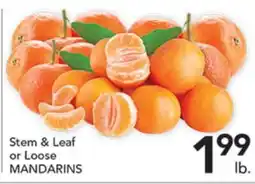 Pete's Fresh Market Stem & Leaf or Loose MANDARINS offer