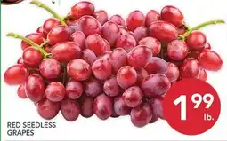 Pete's Fresh Market RED SEEDLESS GRAPES offer