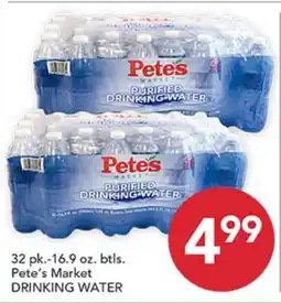 Pete's Fresh Market Pete's Market DRINKING WATER offer